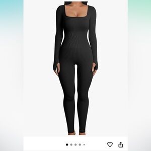 OQQ - RIBBED JUMPSUIT
